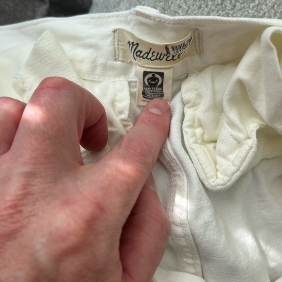 Madewell White Harlow Jean Wide-Leg Pants - Picture 9 of 9